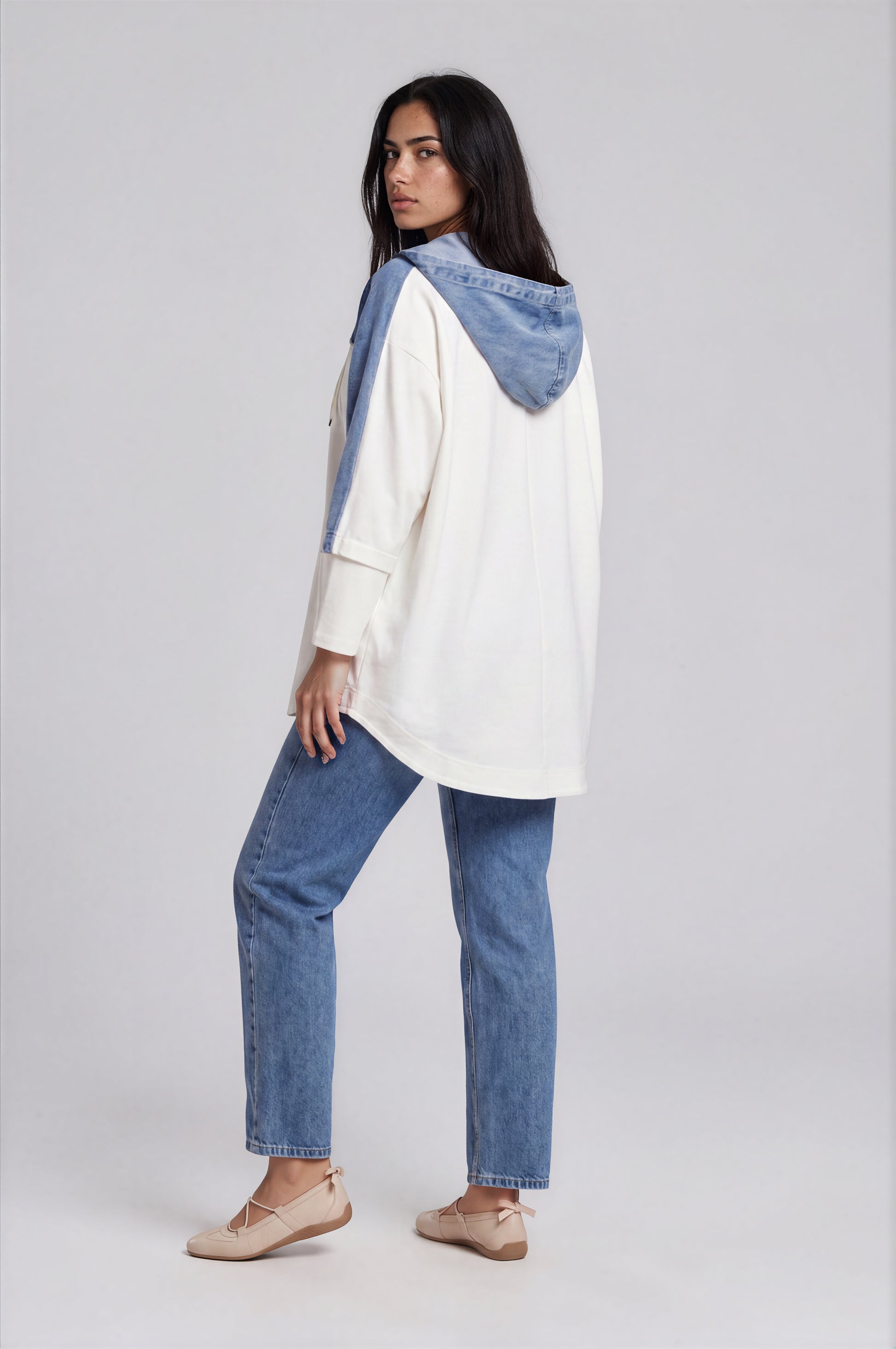 Denim Two Piece Set