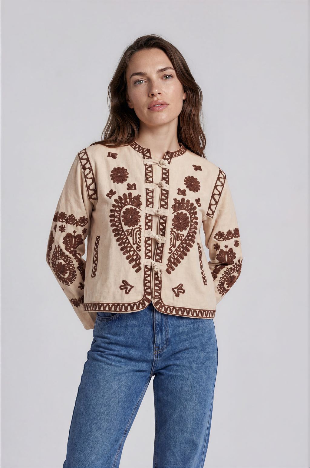 Embroidered Folk Jacket