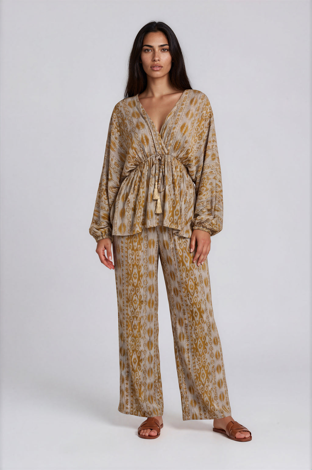 Ikat Print Co-ord Set