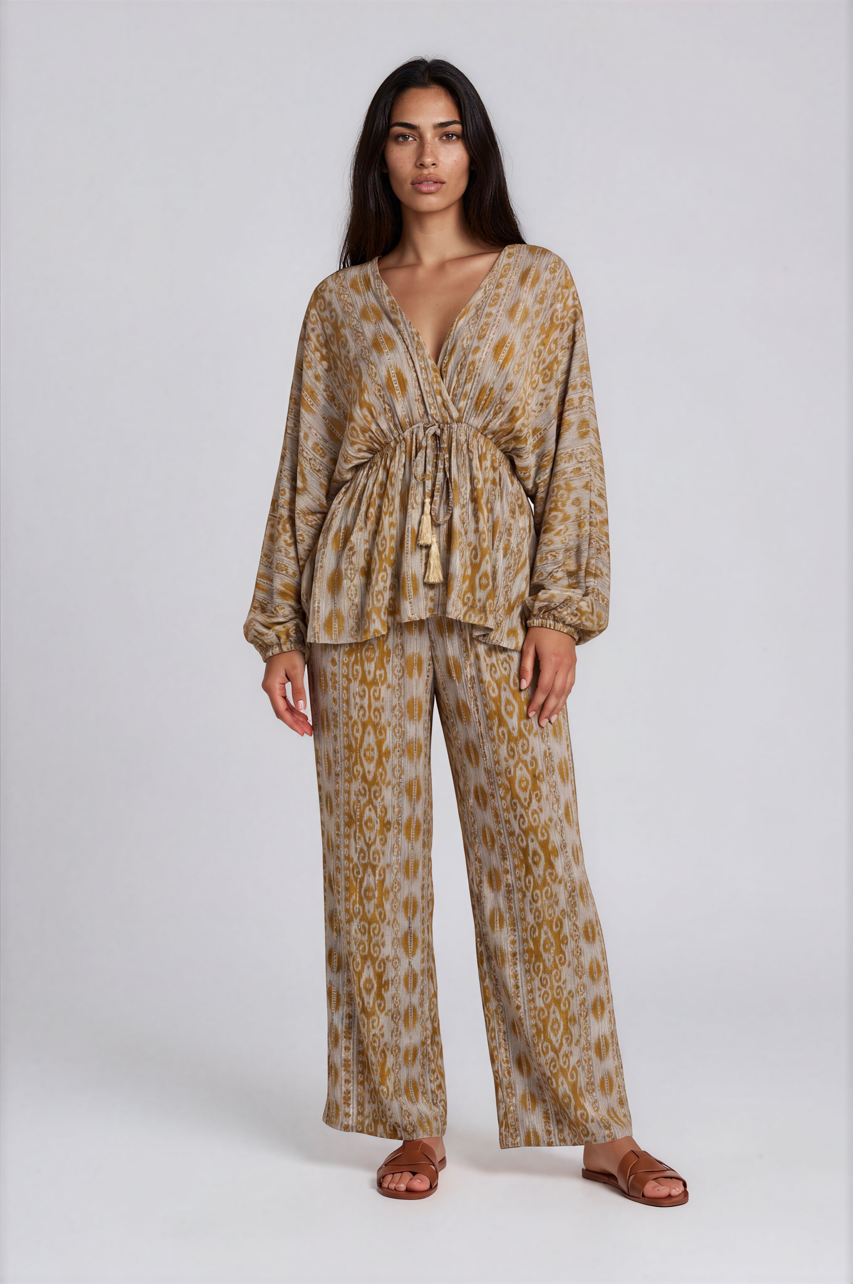 Ikat Print Co-ord Set