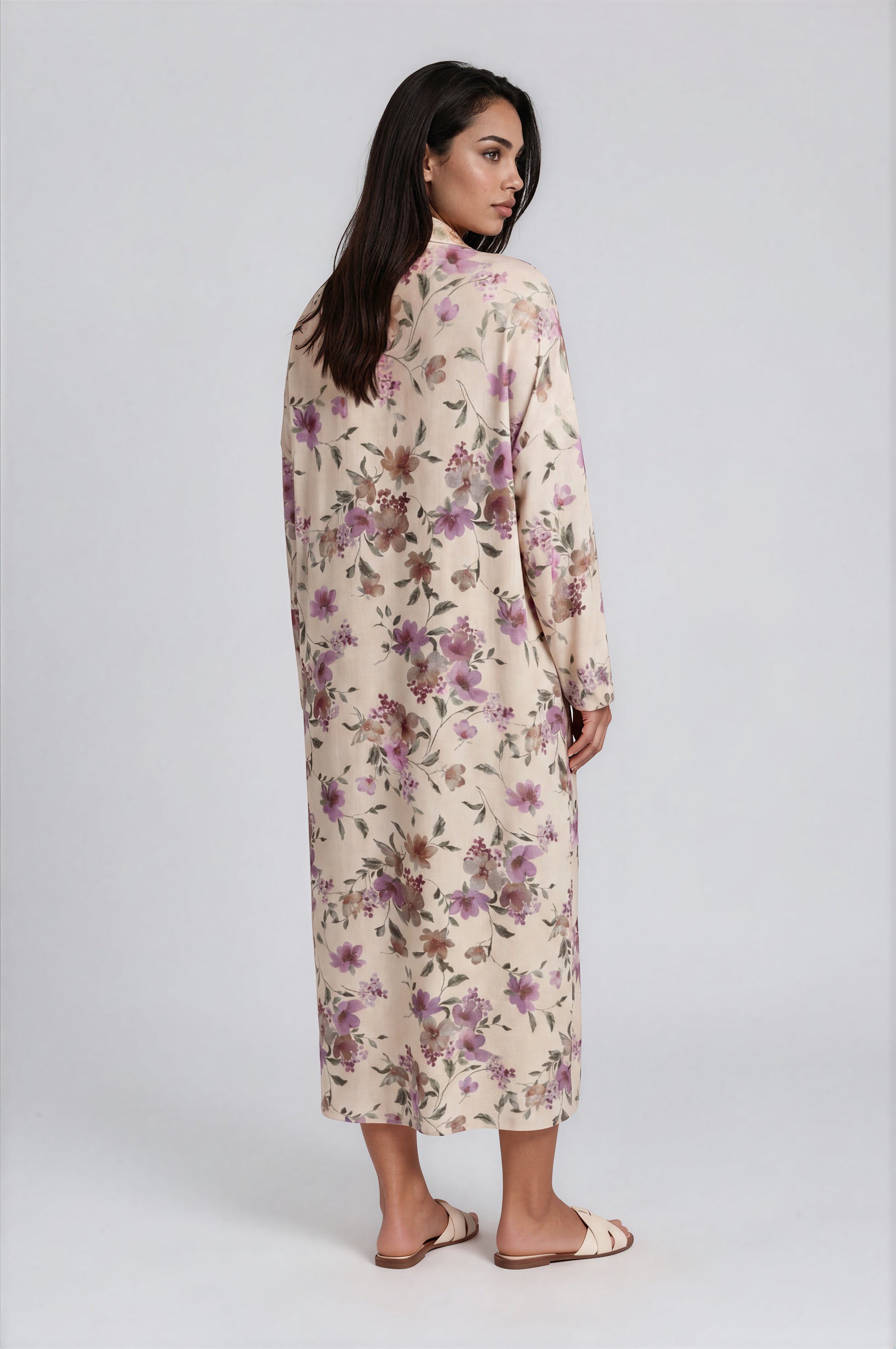 Floral Print  Shirt Dress