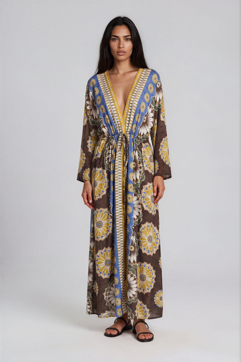 Floral Medallion Print Dress