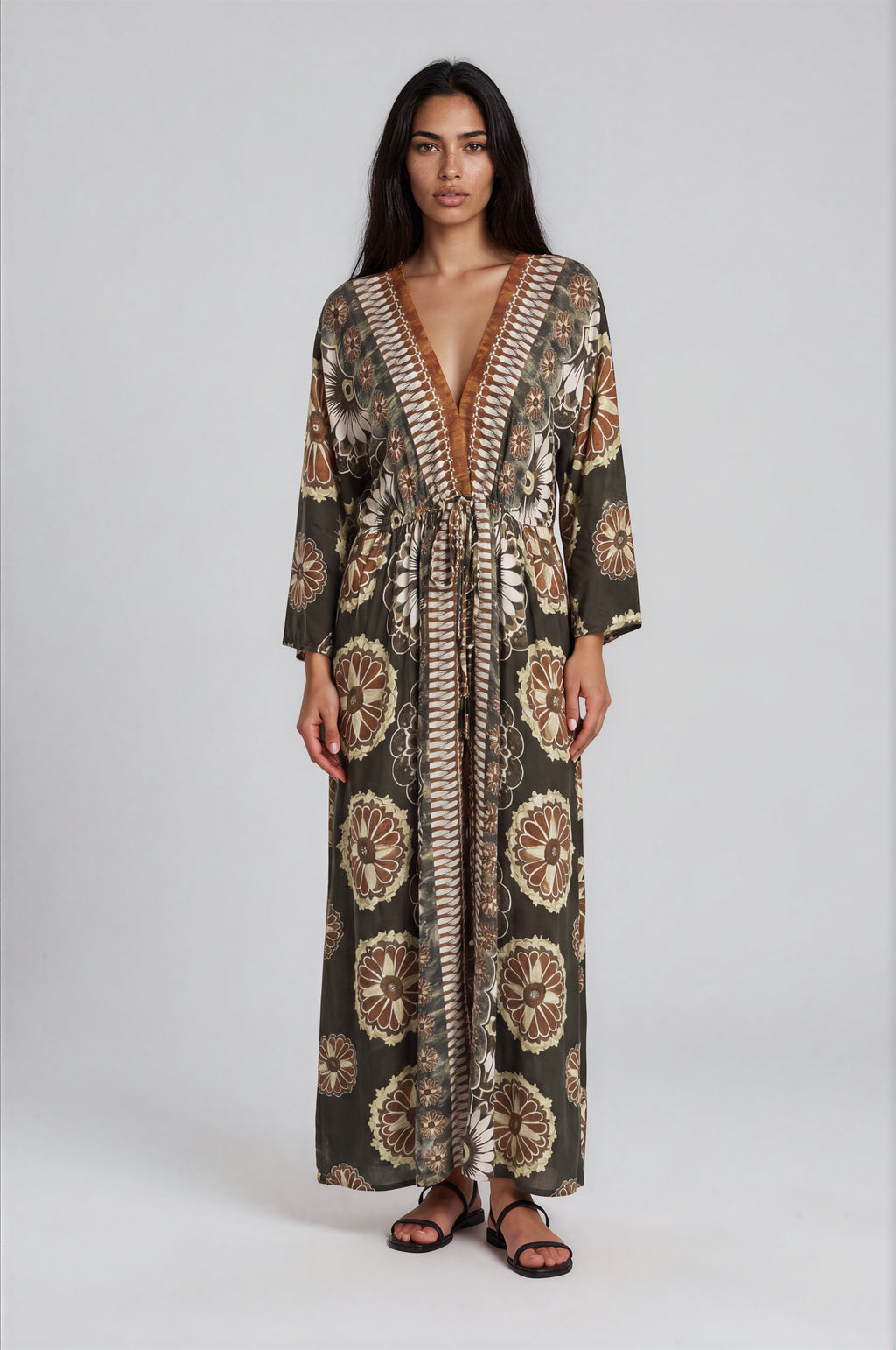 Floral Medallion Print Dress