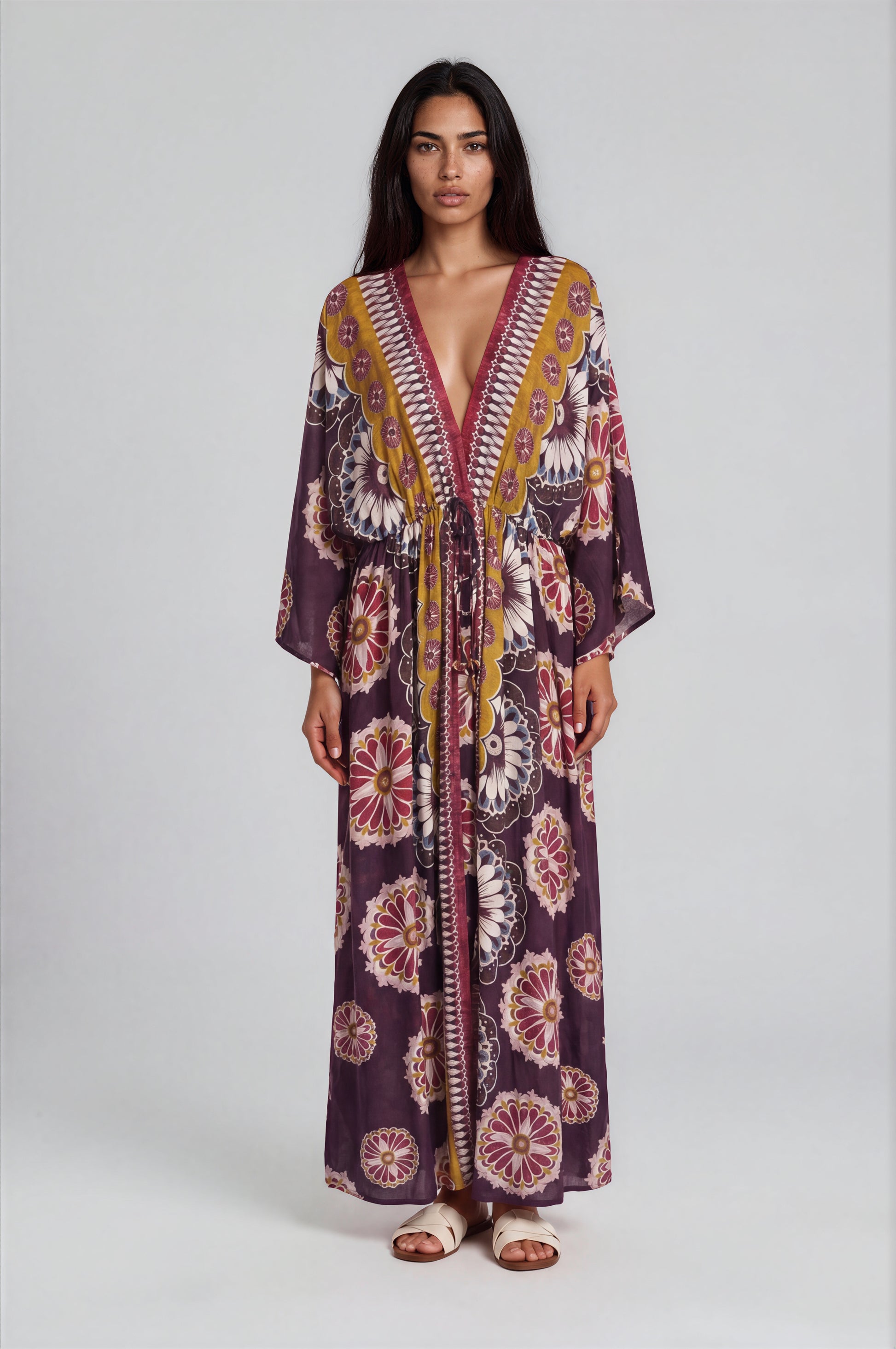 Floral Medallion Print Dress