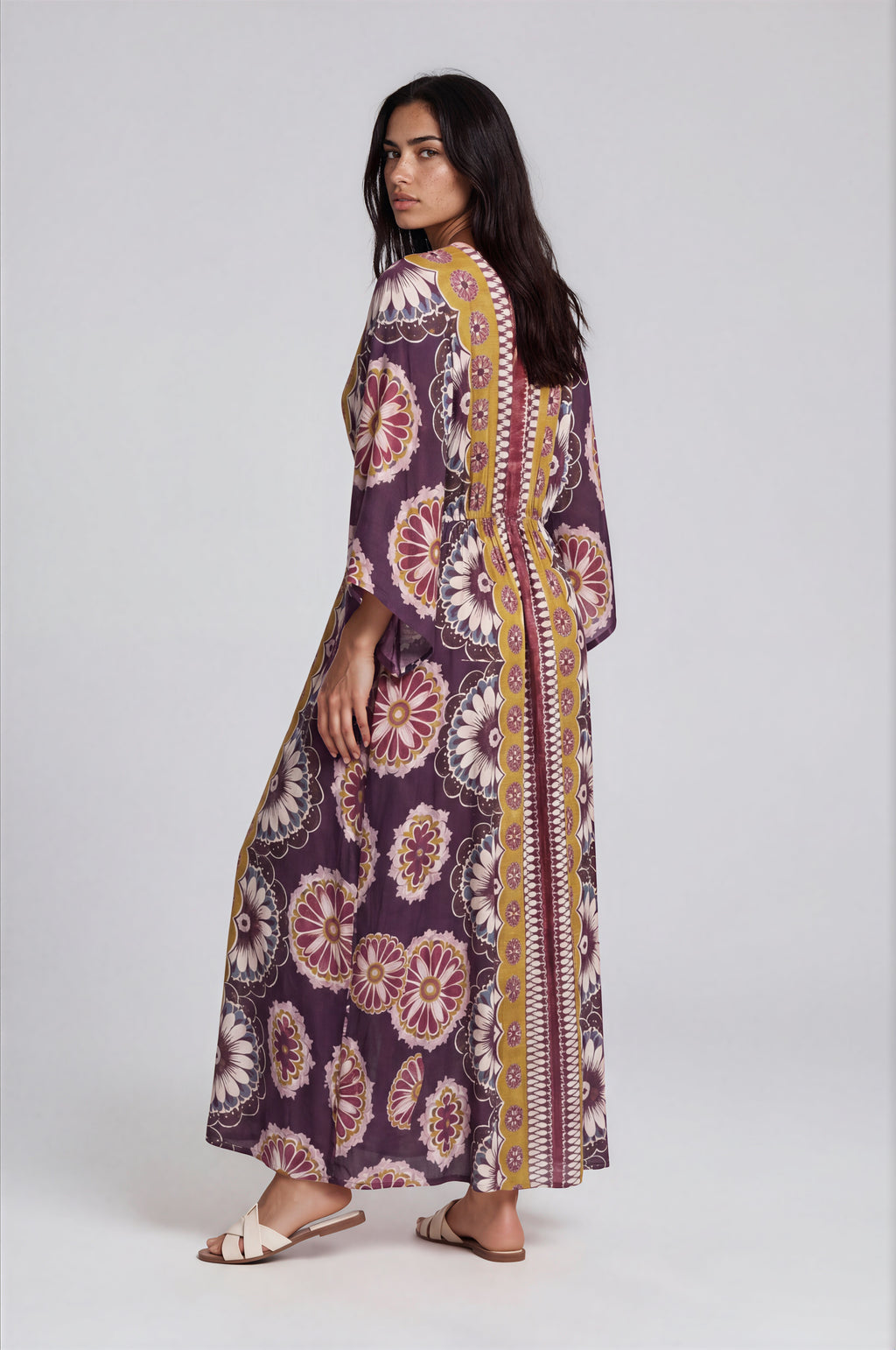 Floral Medallion Print Dress