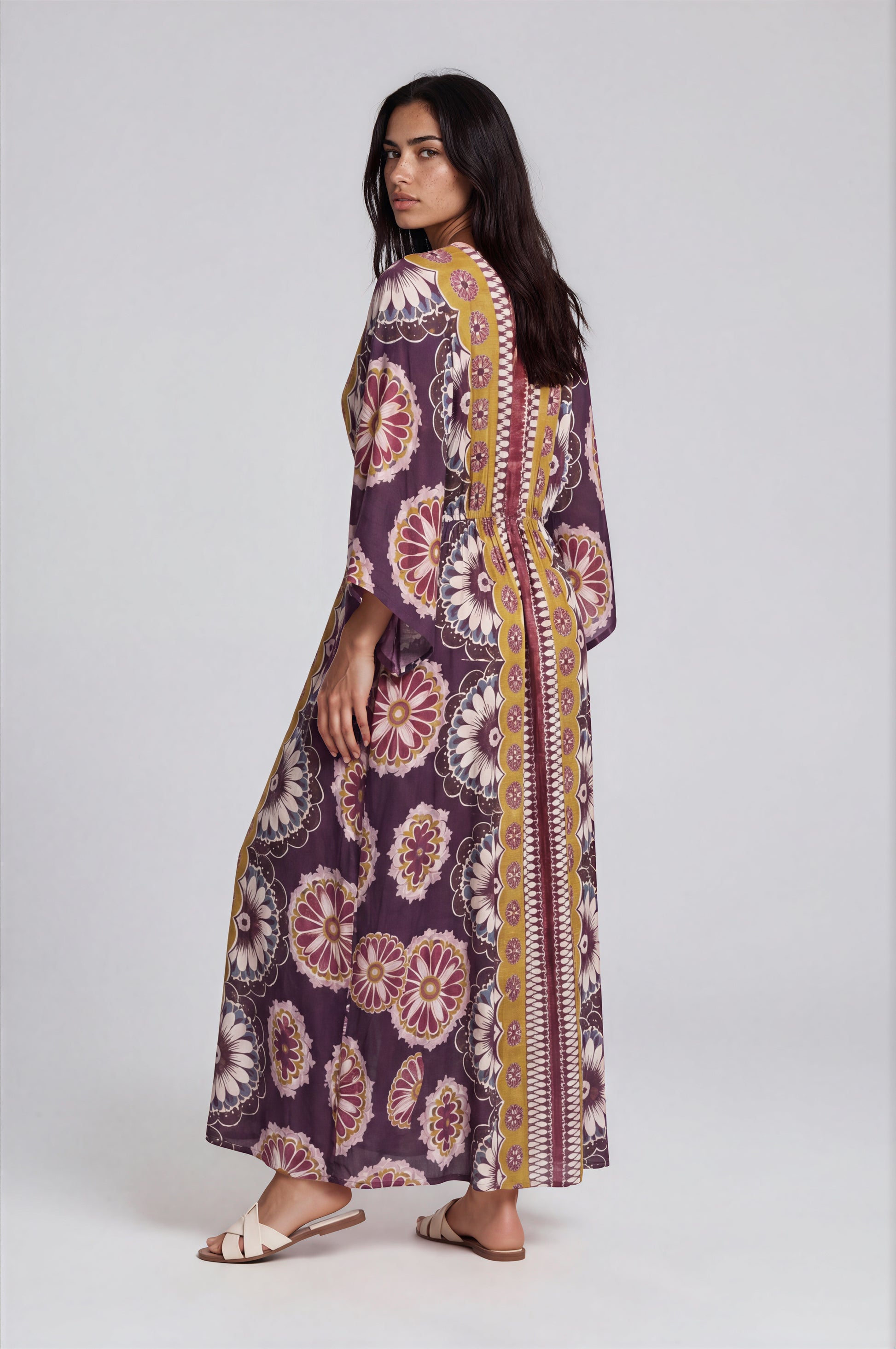 Floral Medallion Print Dress