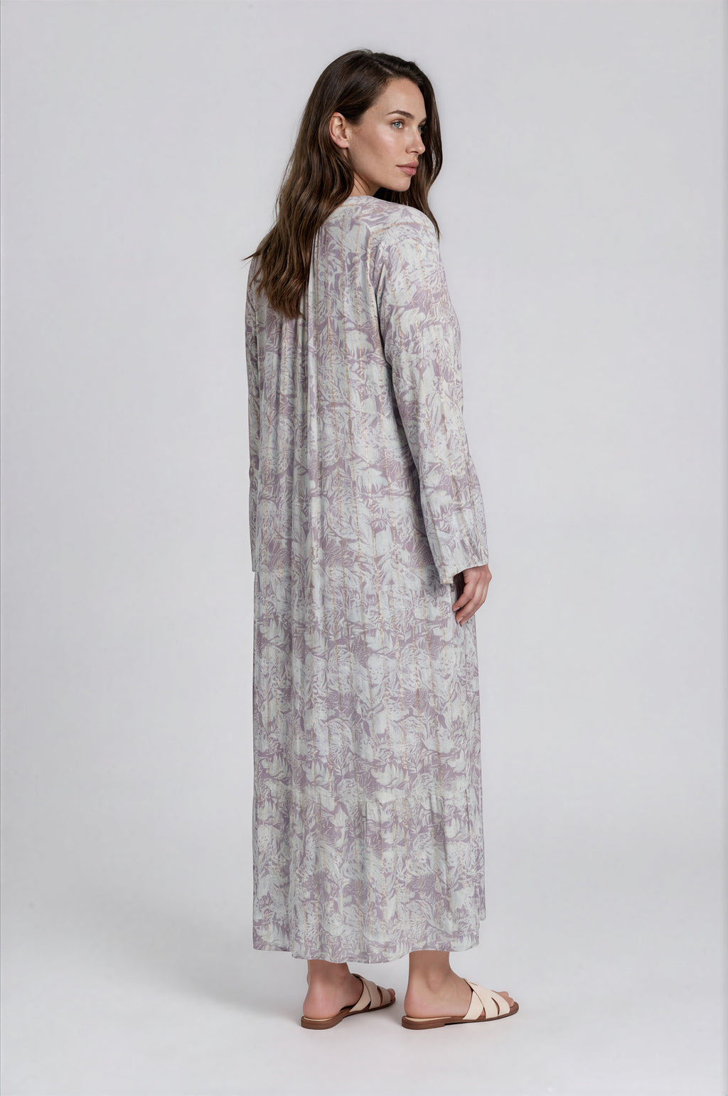 Botanical Floral Maxi Dress