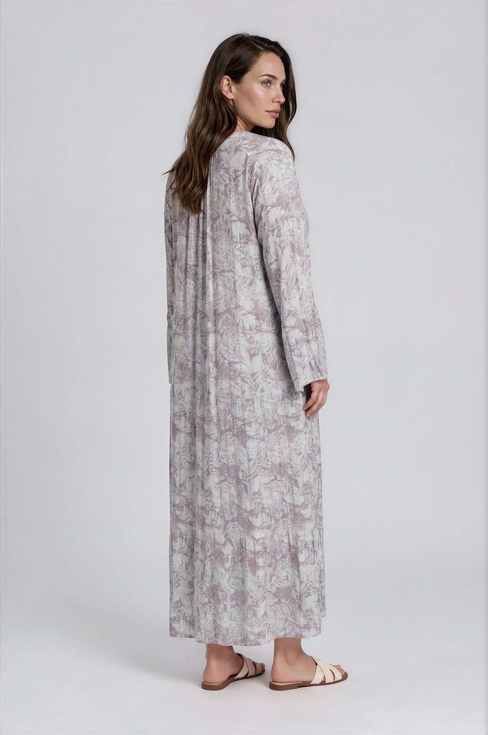 Botanical Floral Maxi Dress