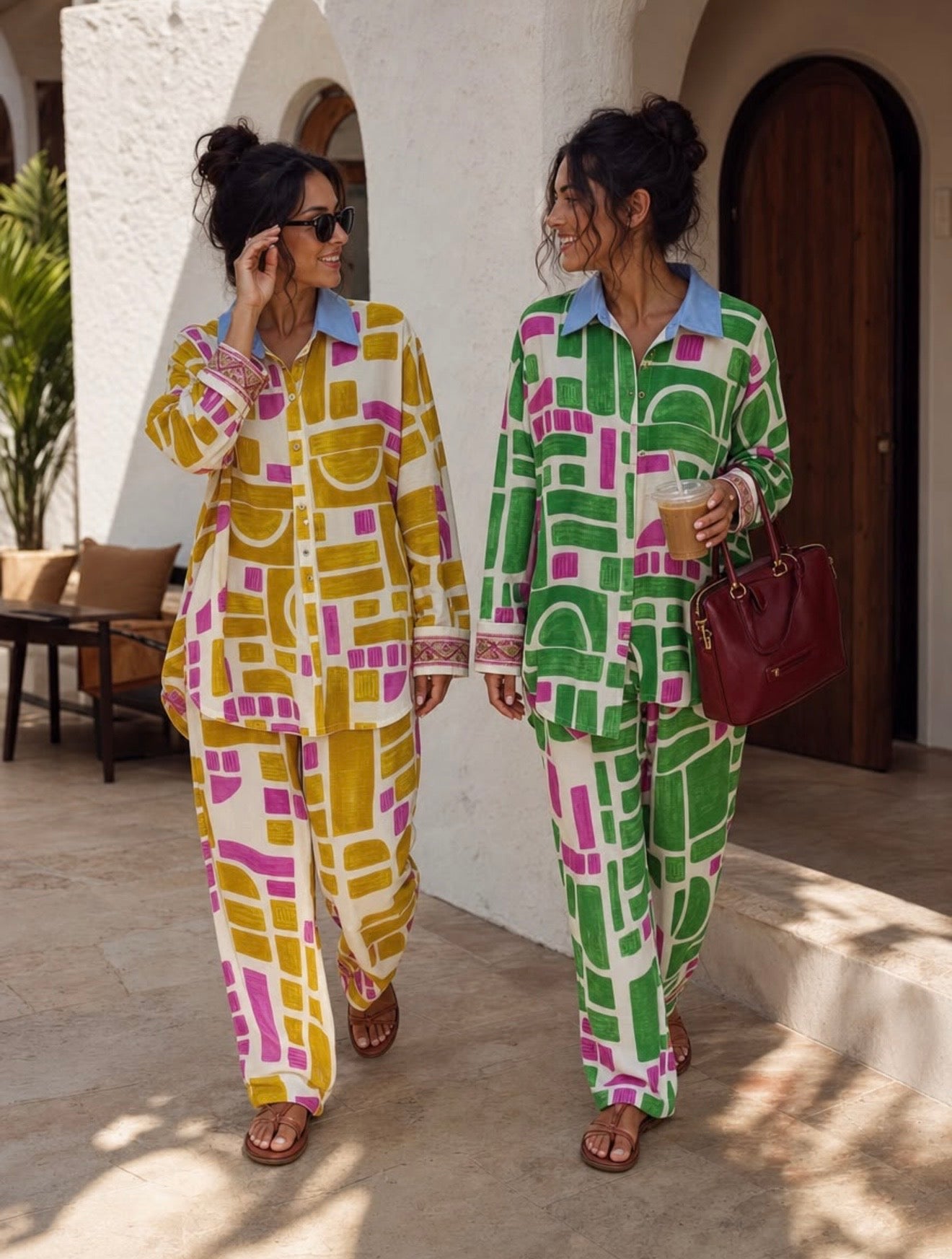 Geometric Print Set