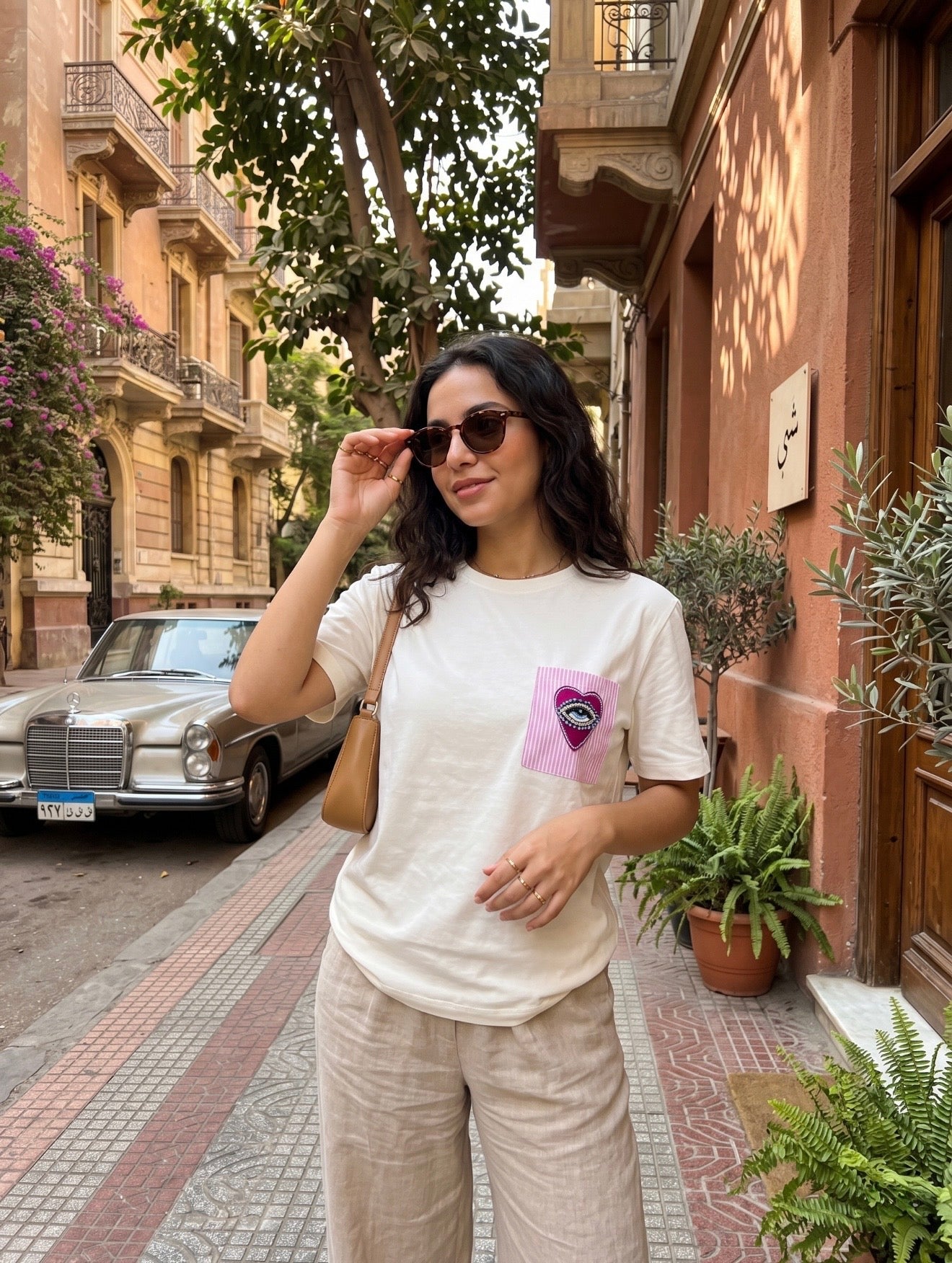 Heart Eye Pocket T-Shirt