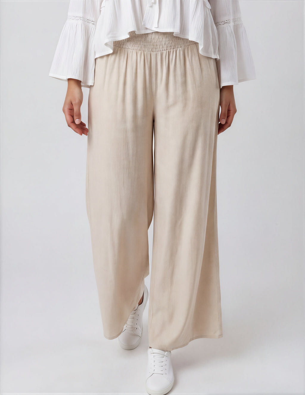 Wide Leg Linen Pants