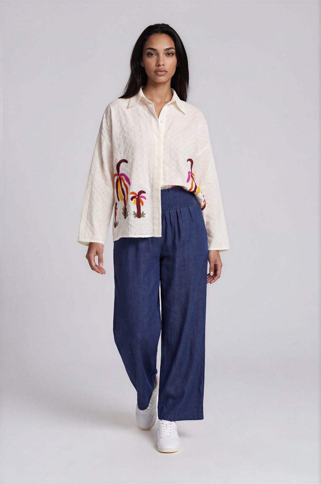Wide-Leg Palazzo Pants