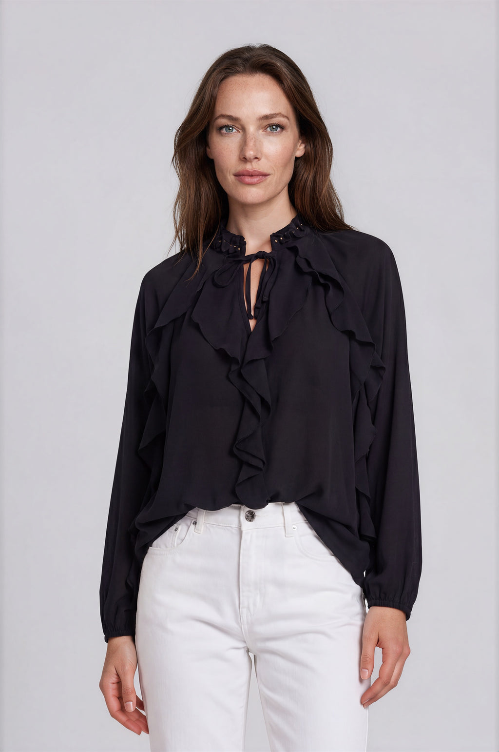 Tie-Neck Blouse