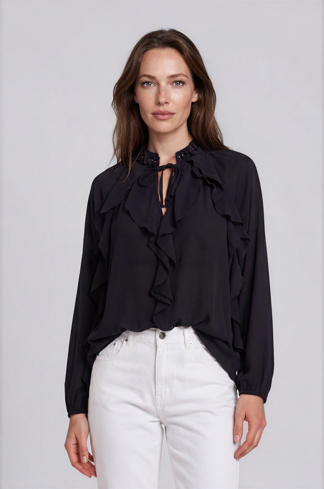 Tie-Neck Blouse