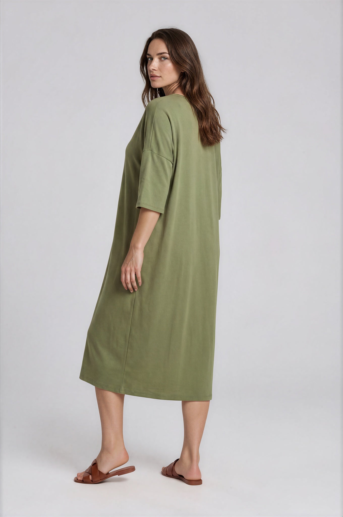 Gold Tassel Kaftan Dress