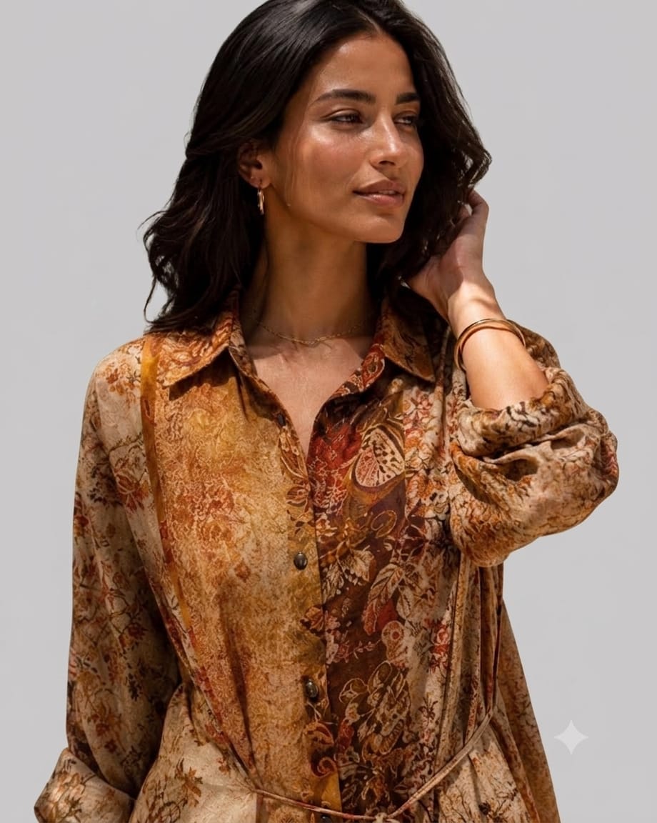 Autumn Floral  Dress