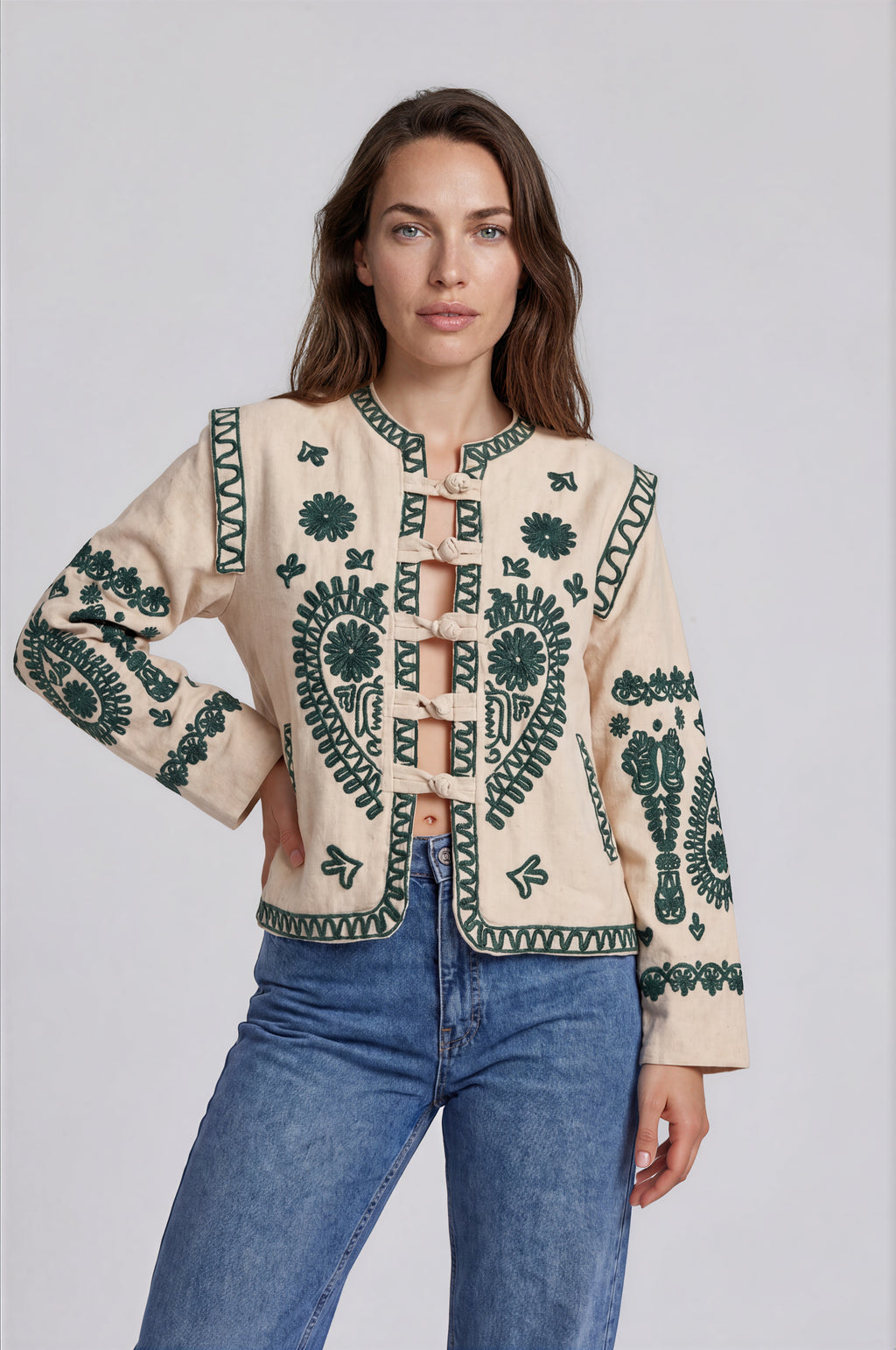 Embroidered Folk Jacket