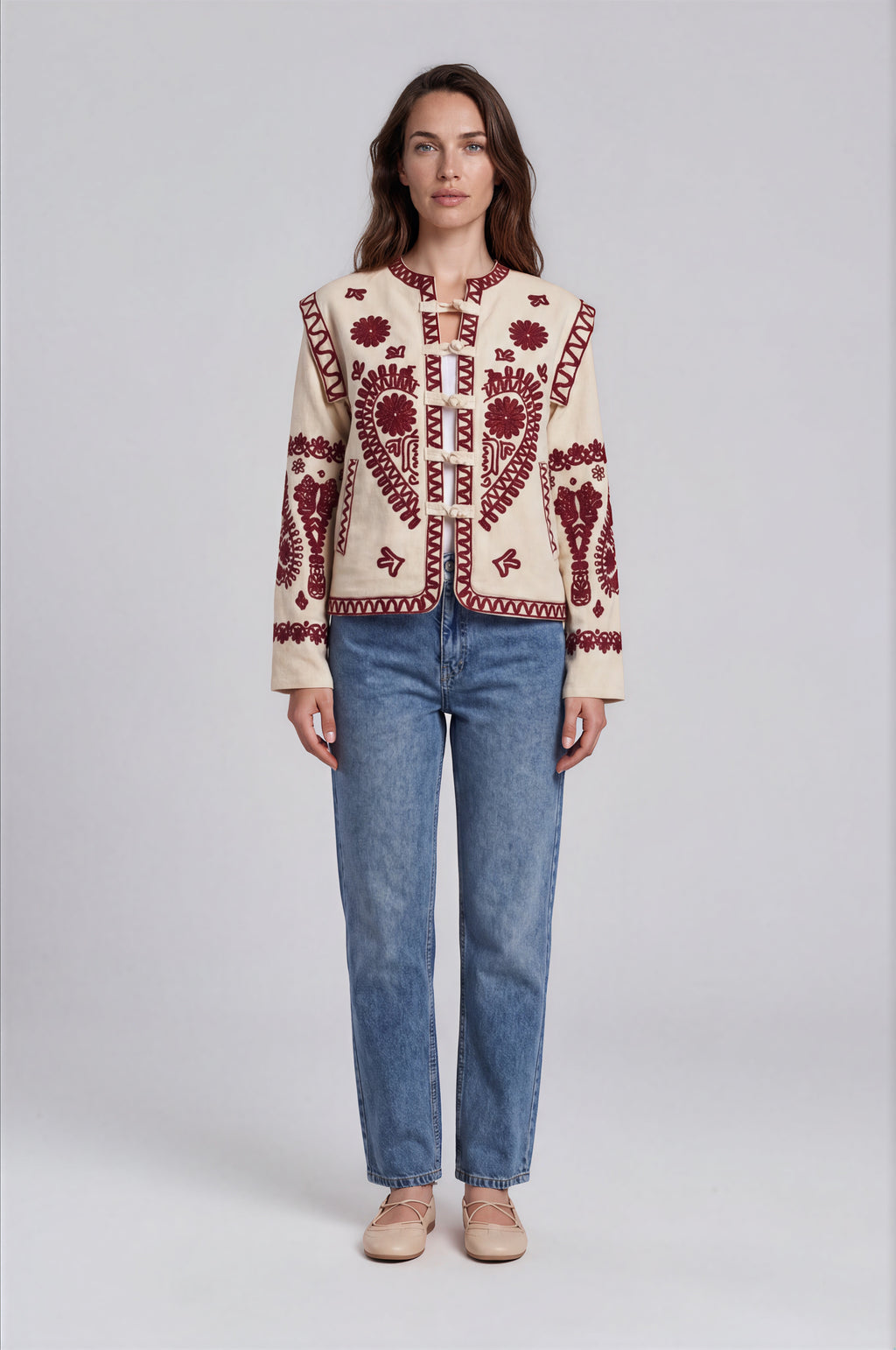 Embroidered Folk Jacket