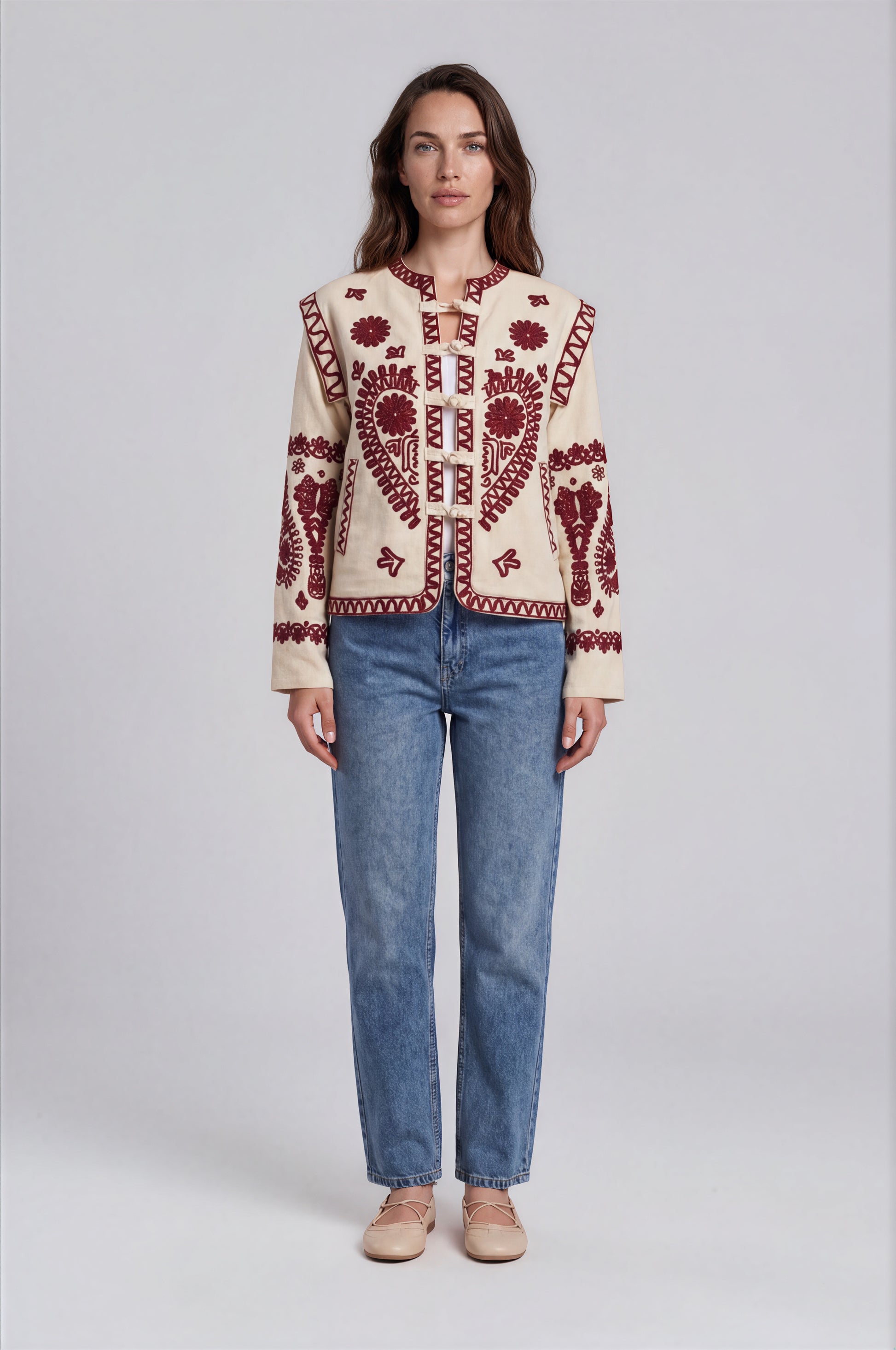 Embroidered Folk Jacket