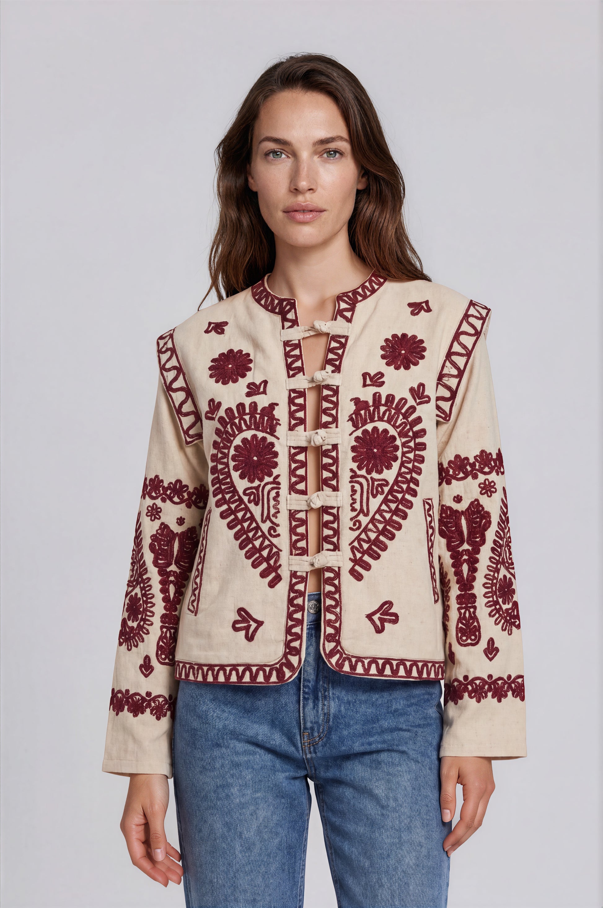 Embroidered Folk Jacket