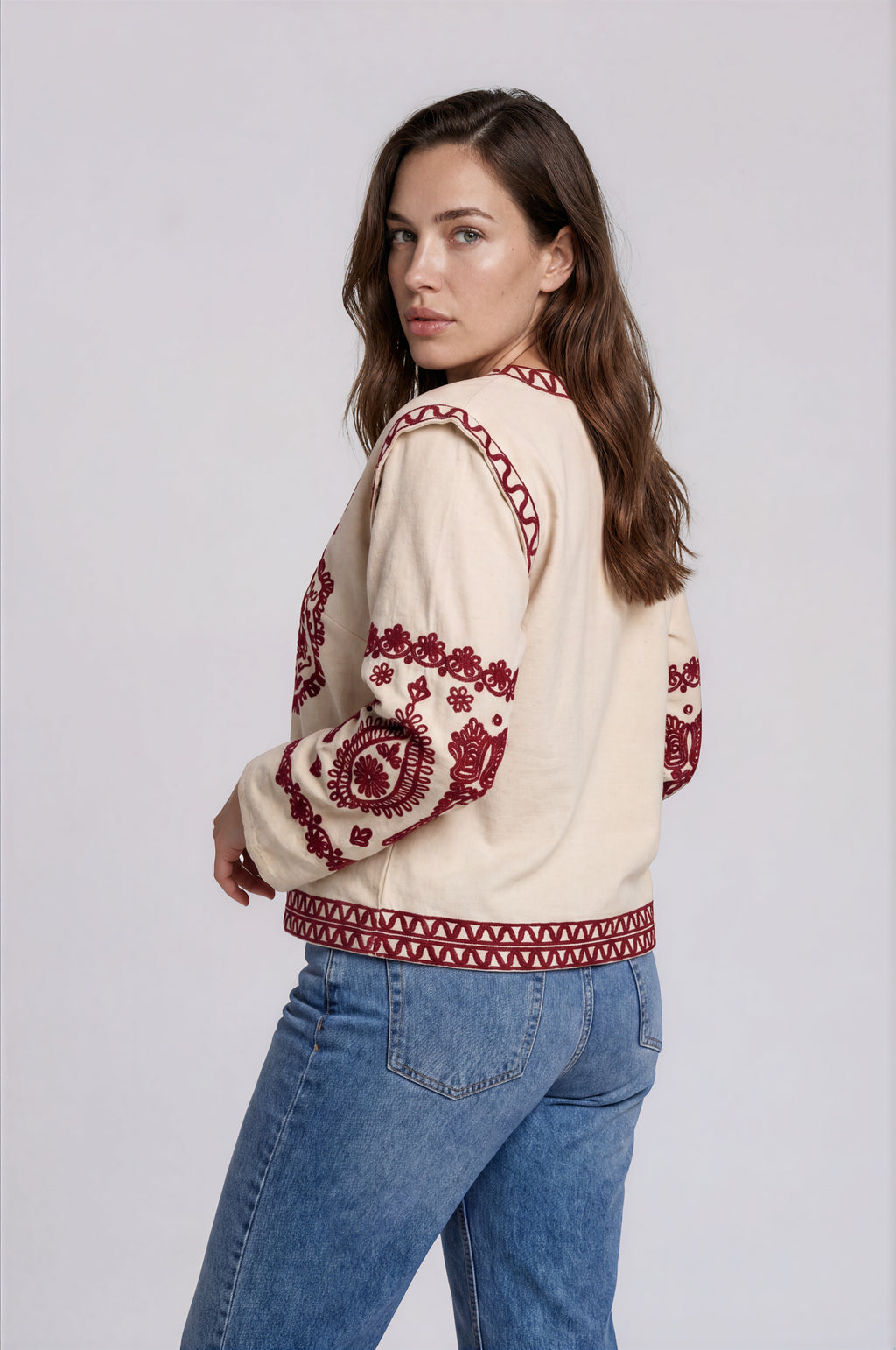 Embroidered Folk Jacket