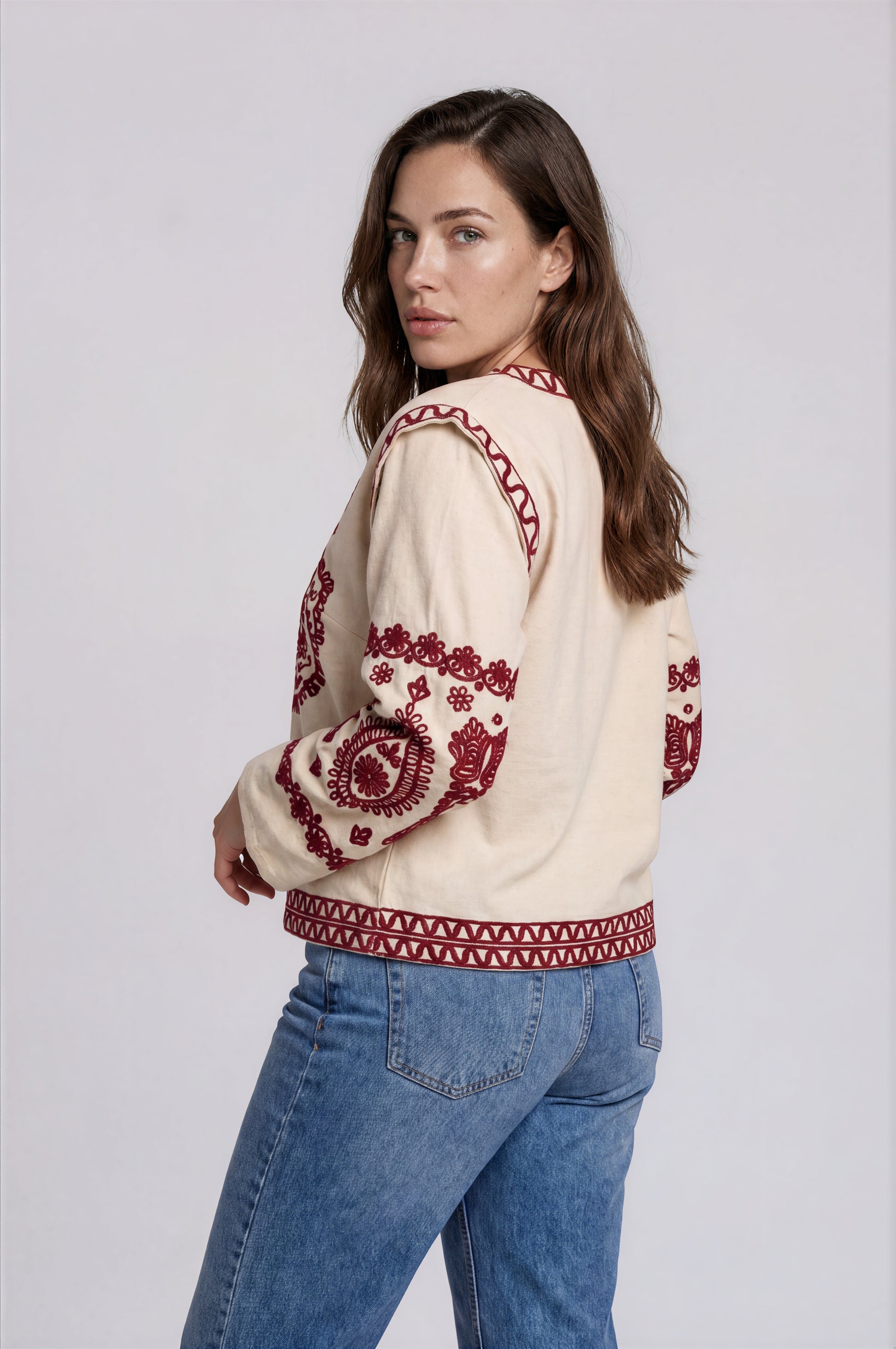Embroidered Folk Jacket